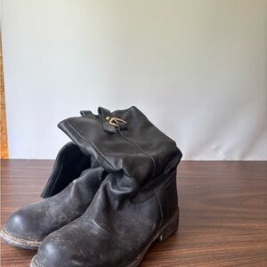 Black Leather Boots